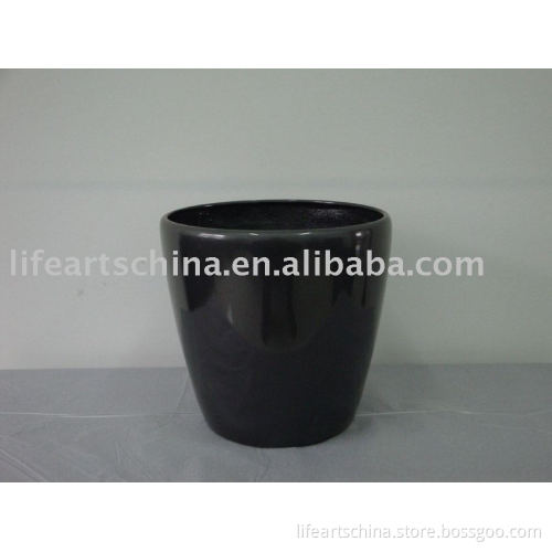 garden pot, round fiberglass garden pot, 3 sizes assorted